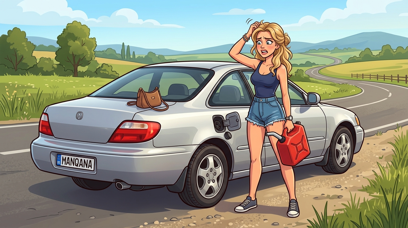 Acura CL. Как слить бензин из бака