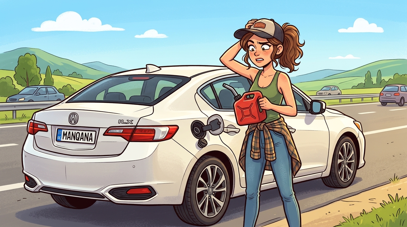 Acura ILX. Как слить бензин из бака