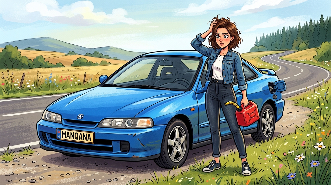 Acura Integra. Как слить бензин из бака