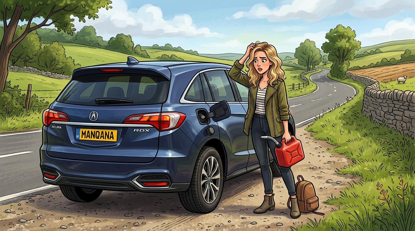 Acura RDX. Как слить бензин из бака