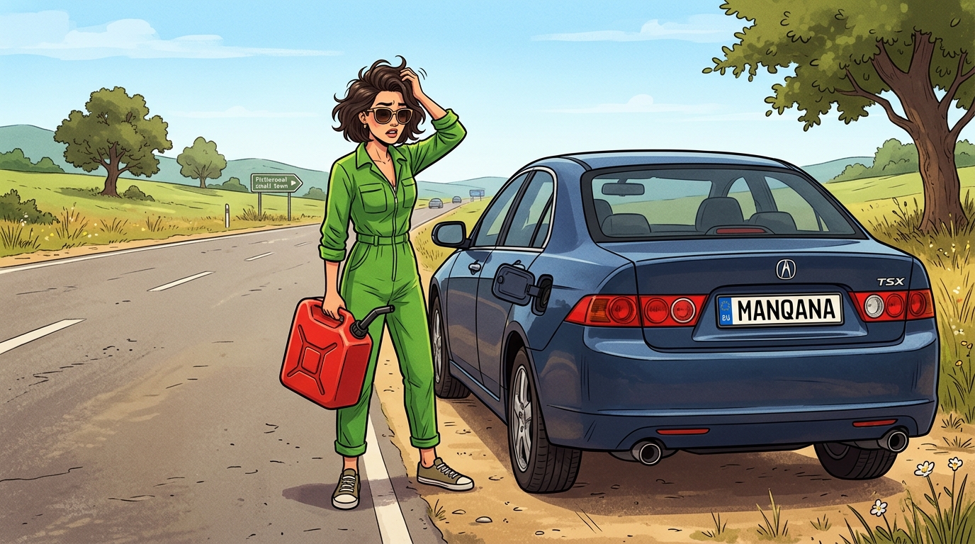 Acura TSX. Как слить бензин из бака