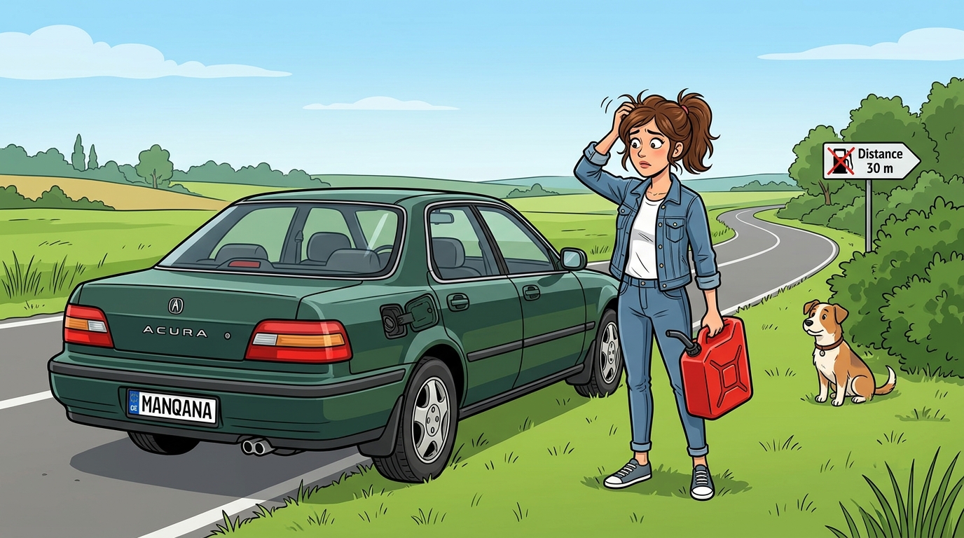Acura Vigor. Как слить бензин из бака