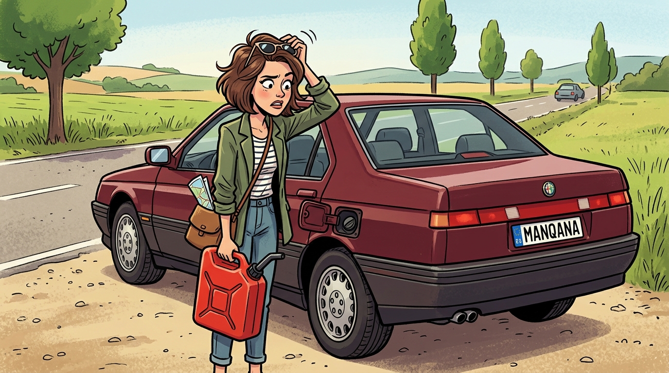 Alfa Romeo 164. Как слить бензин из бака