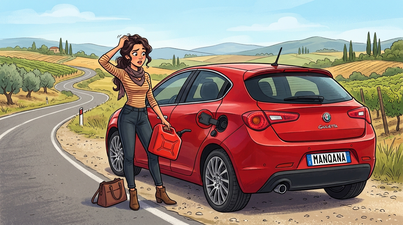 Alfa Romeo Giulietta. Как слить бензин из бака