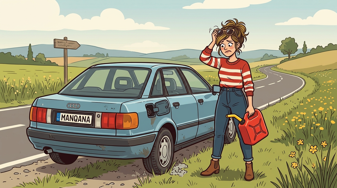 Audi 80. Как слить бензин из бака