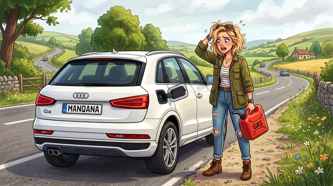 Audi Q3. Как слить бензин из бака