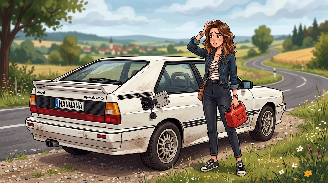 Audi Quattro. Как слить бензин из бака