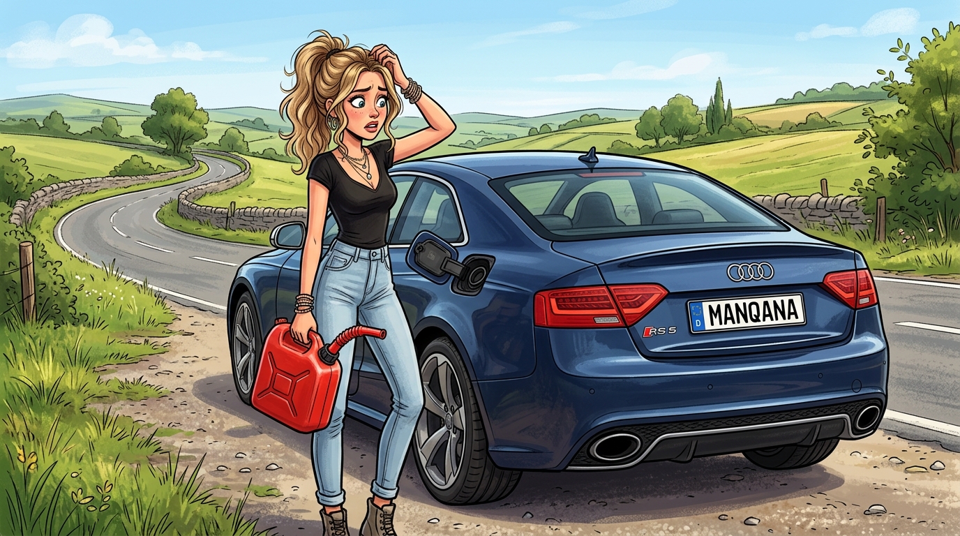 Audi RS5. Как правильно слить бензин из бака
