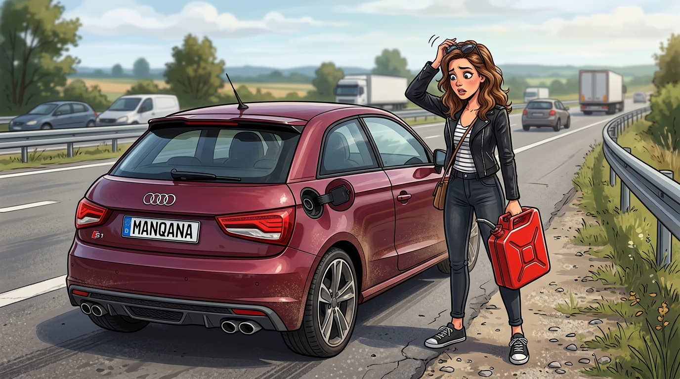 Audi S1. Как слить бензин из бака
