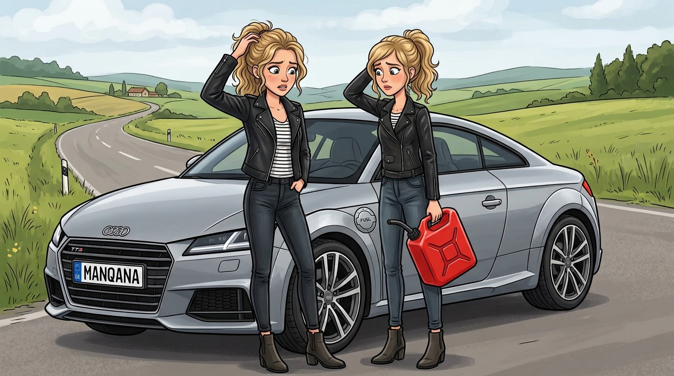 Audi TTS. Как слить бензин из бака