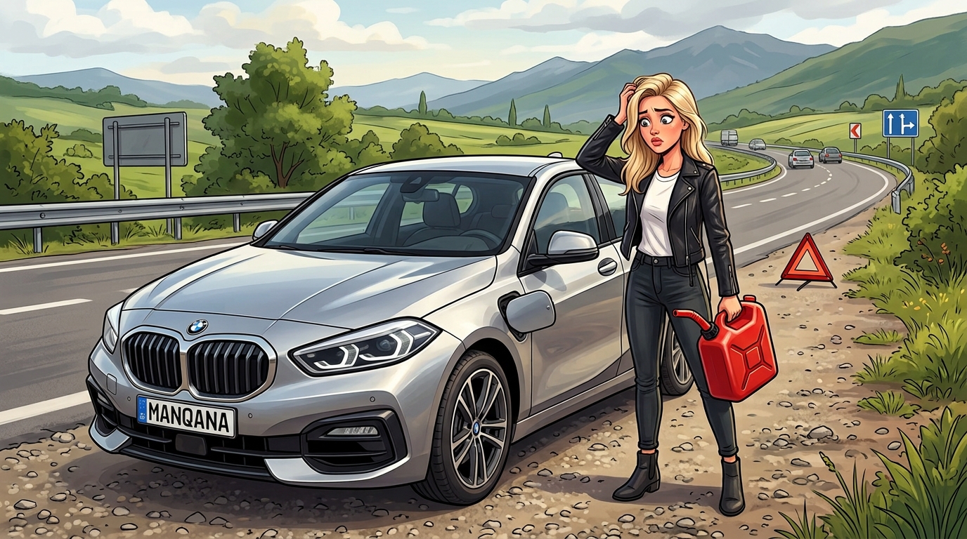 BMW 1-Series. Как слить бензин из бака