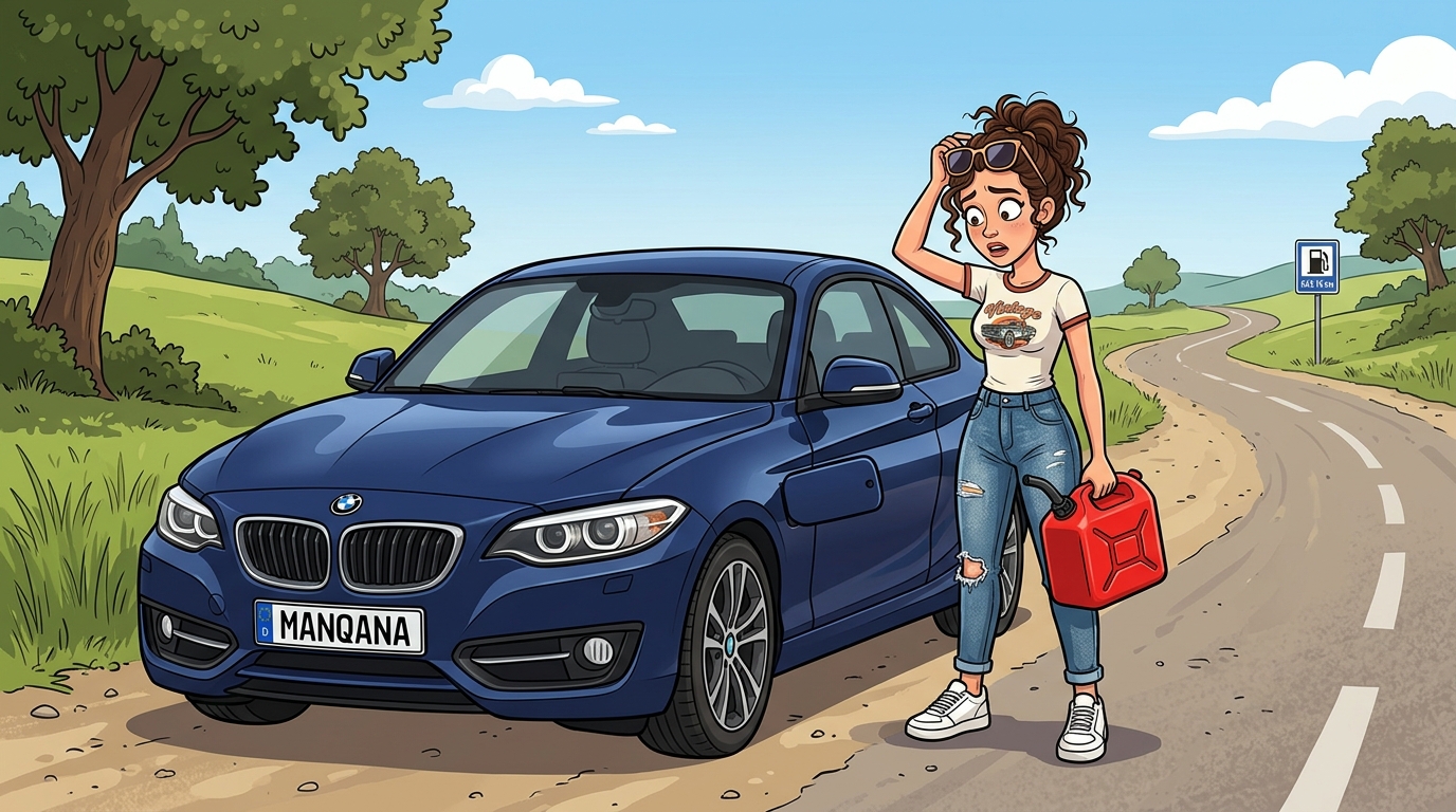 BMW 2-Series. Как слить бензин из бака