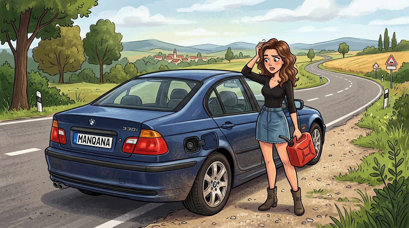 BMW 3-Series. Как слить бензин из бака
