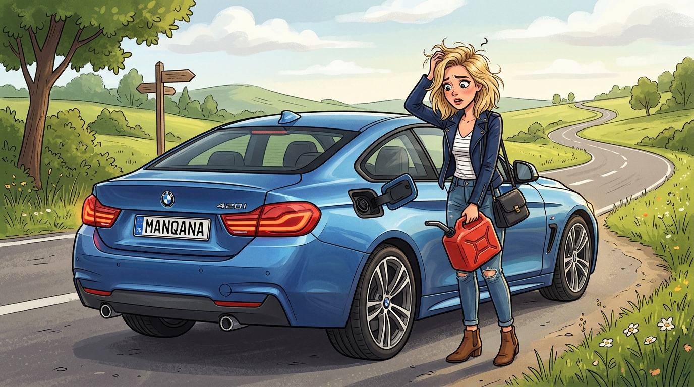 BMW 4-Series. Как слить бензин из бака