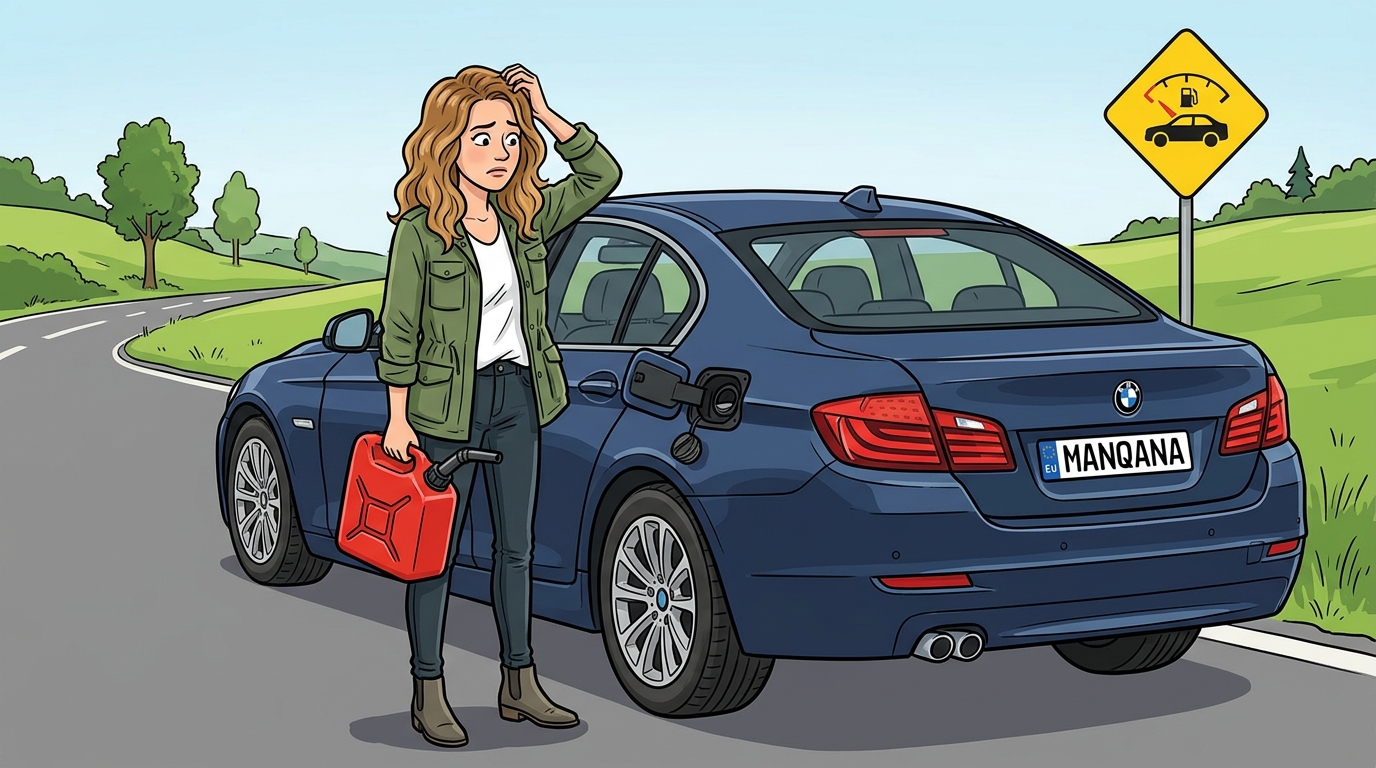 BMW 5-Series. Как слить бензин из бака