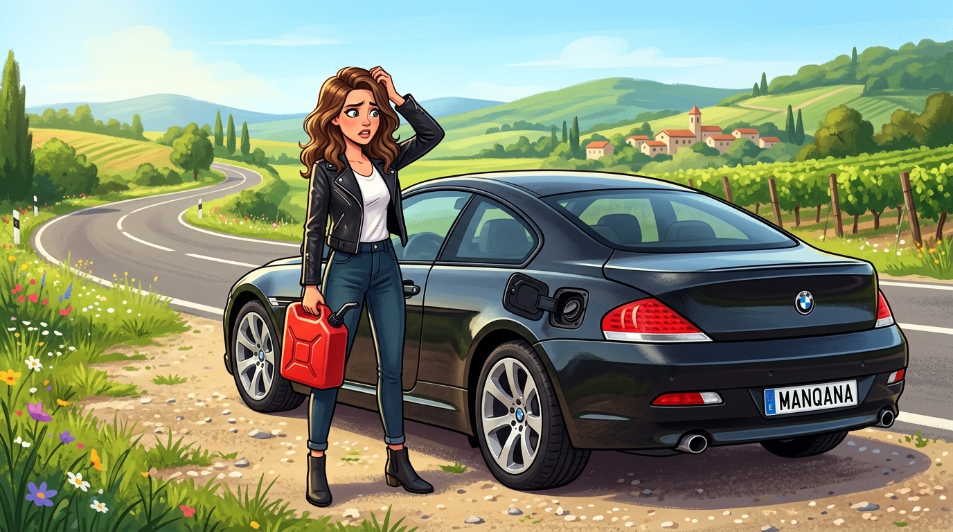 BMW 6-Series. Как слить бензин из бака