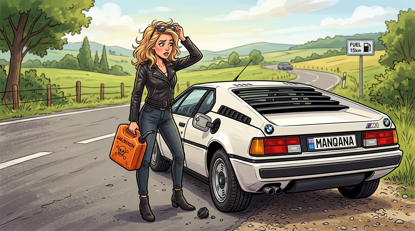 BMW M1. Как слить бензин из бака