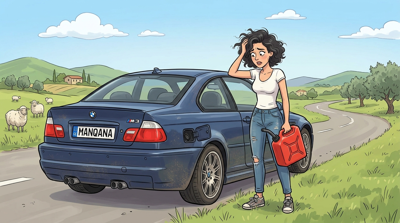 BMW M3. Как слить бензин из бака