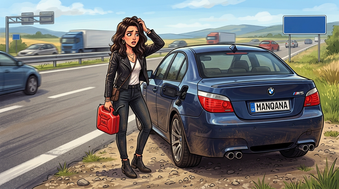 BMW M5. Как слить бензин из бака