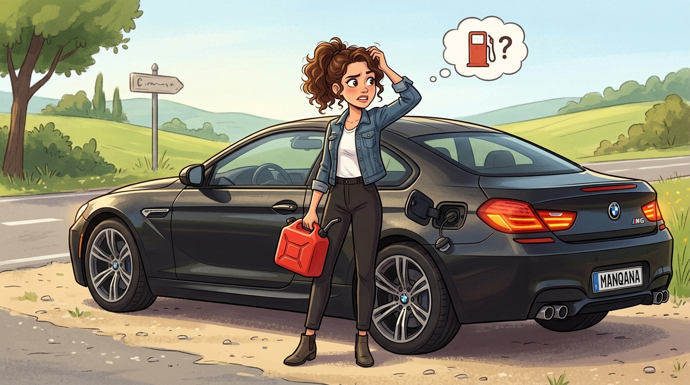 BMW M6. Как слить бензин из бака