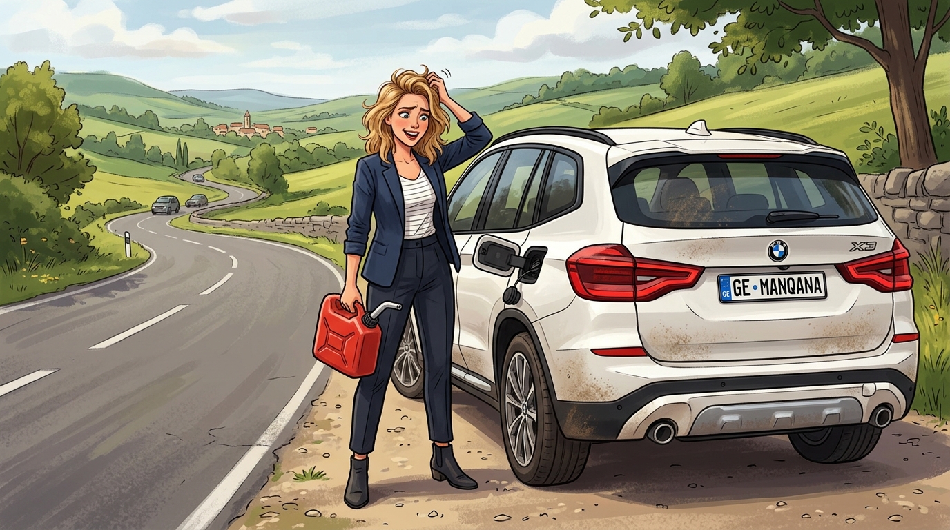 BMW X3. Как слить бензин из бака