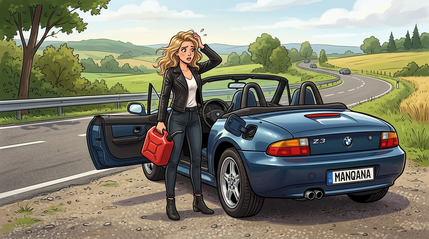 BMW Z3. Как слить бензин из бака