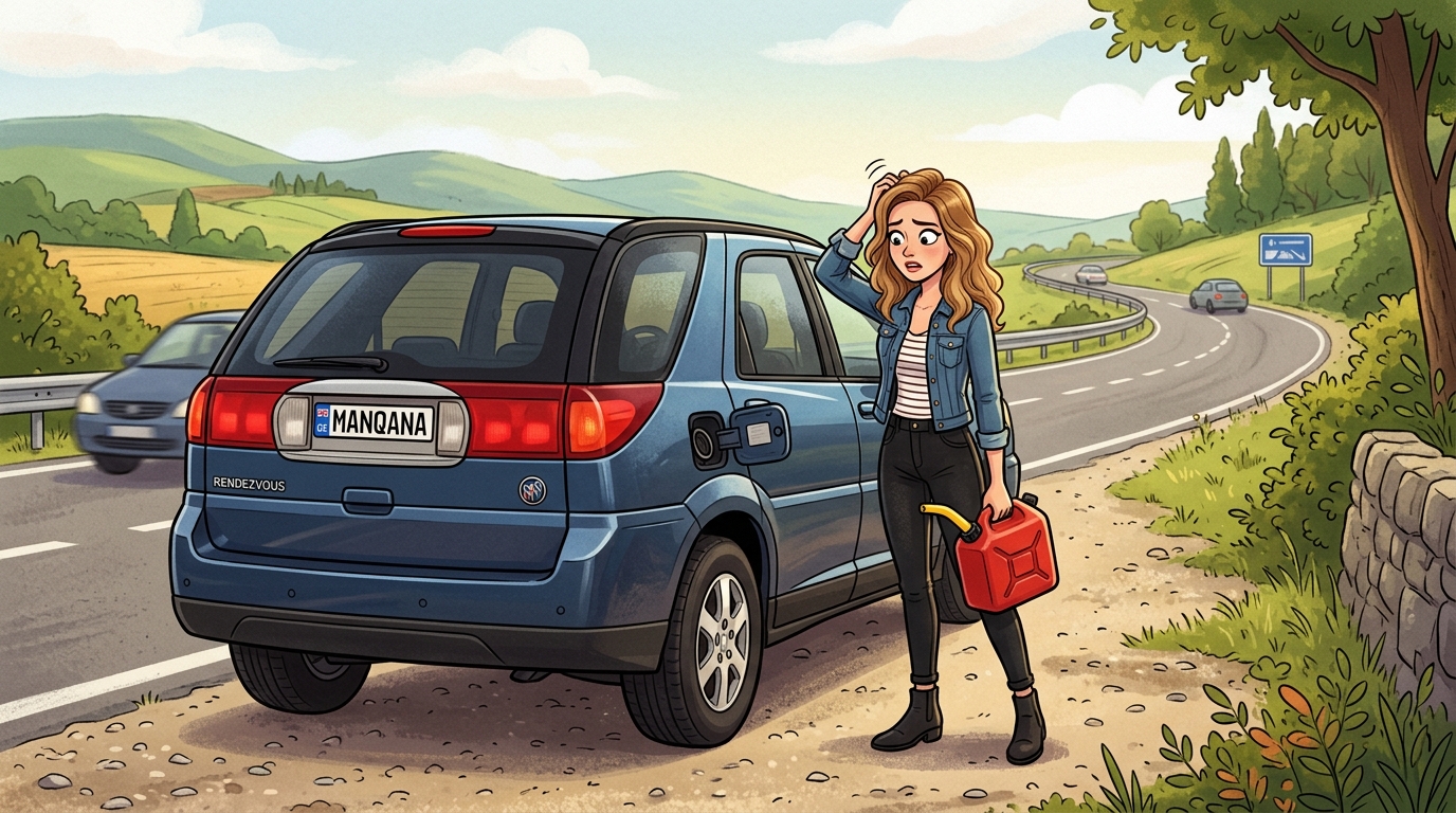 Buick Rendezvous. Как слить бензин из бака