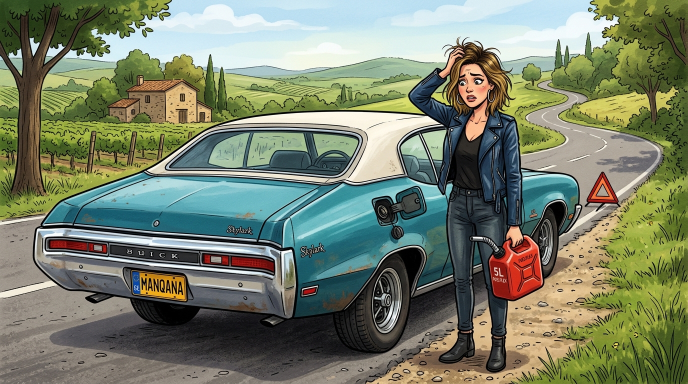 Buick Skylark. Как слить бензин из бака