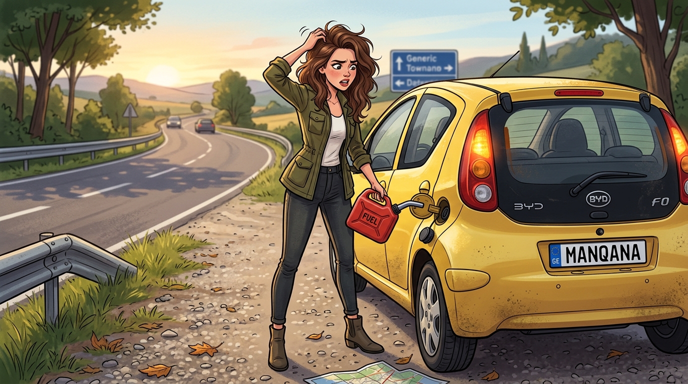 BYD F0. Как слить бензин из бака