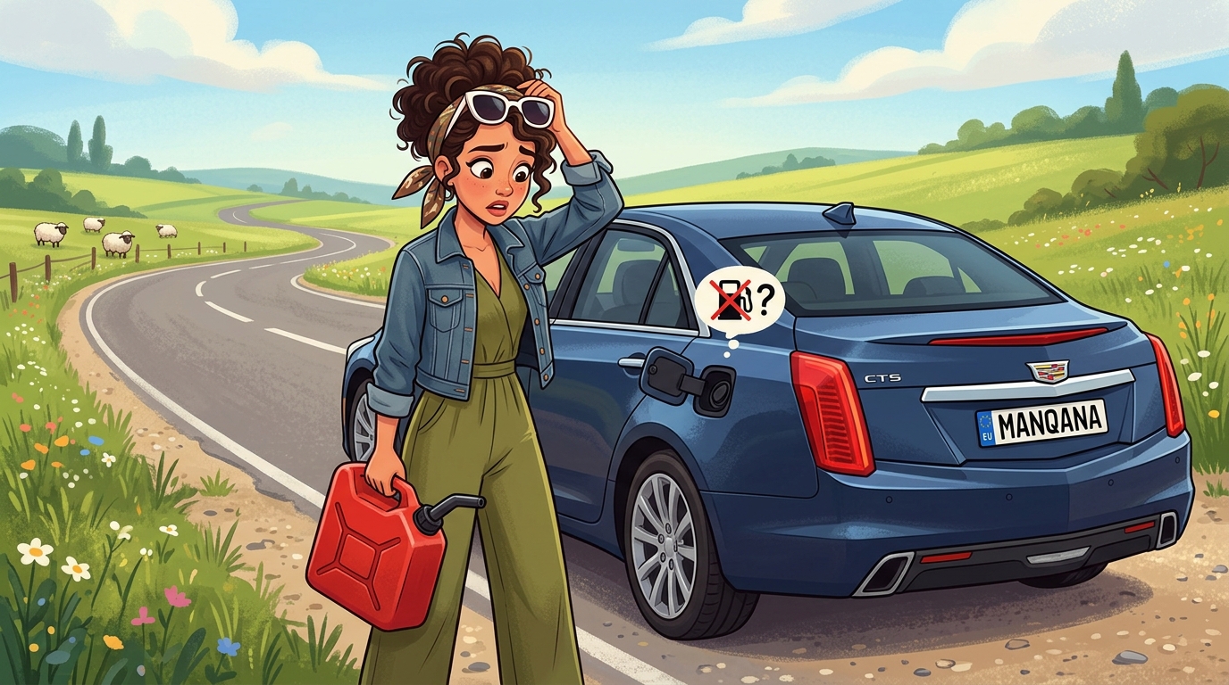 Cadillac CTS. Как слить бензин из бака