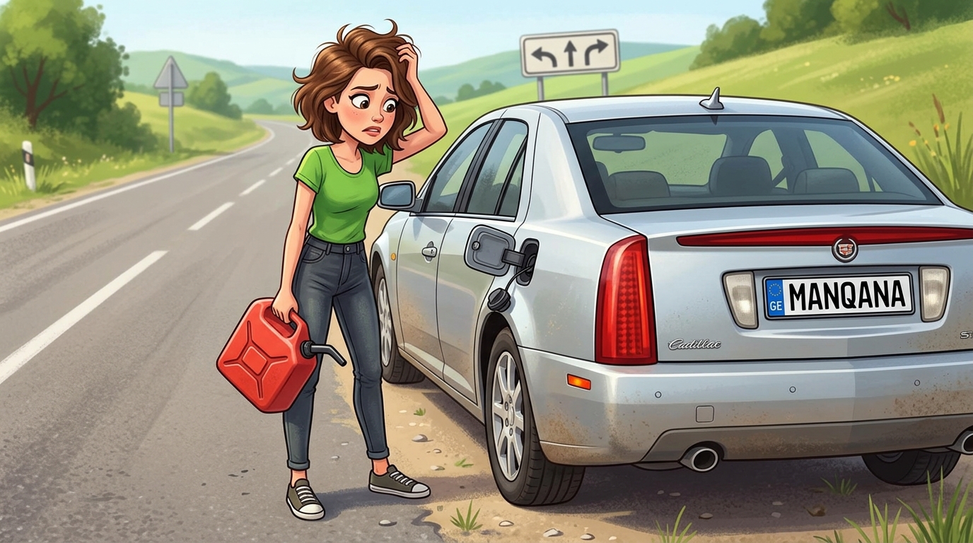 Cadillac STS. Как слить бензин из бака