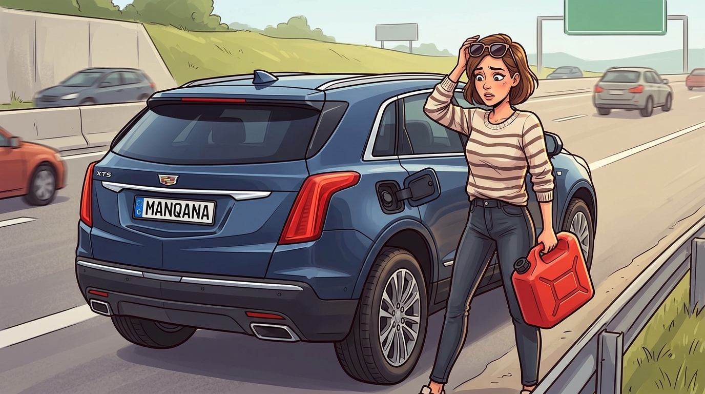 Cadillac XT5. Как слить бензин из бака