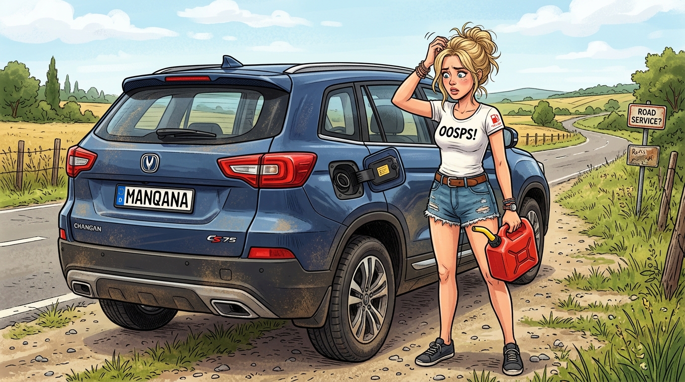 Changan CS75. Как слить бензин из бака