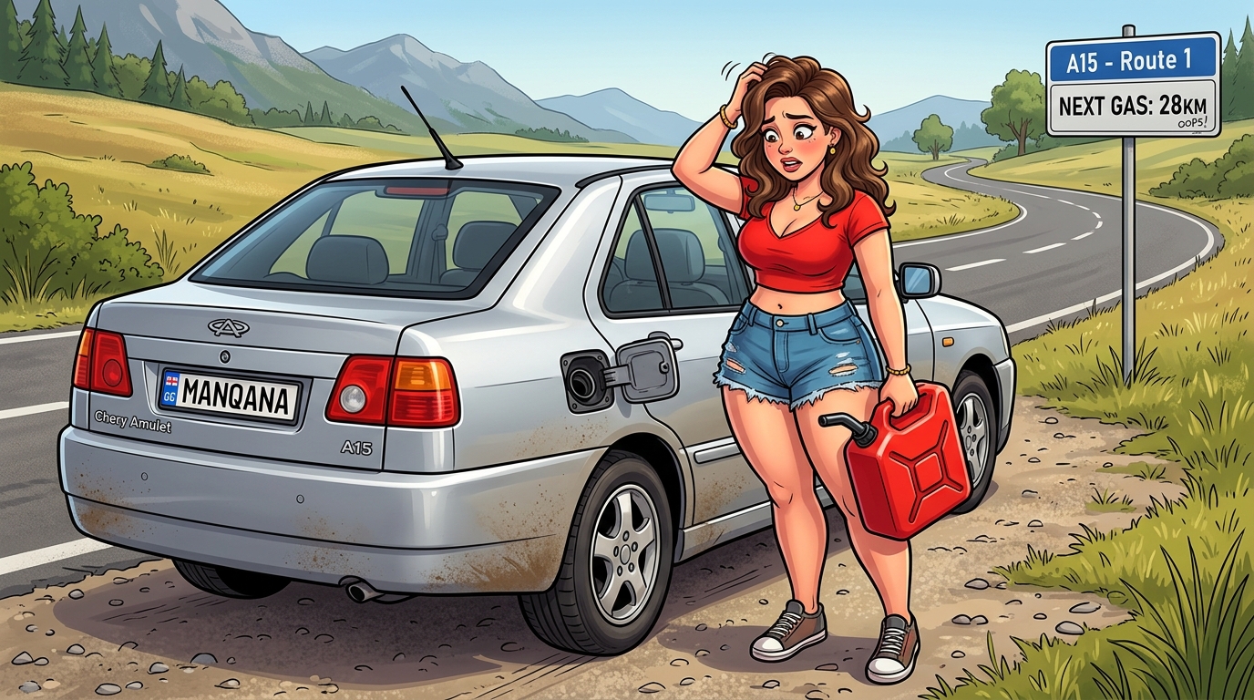 Chery Amulet A15. Как слить бензин из бака