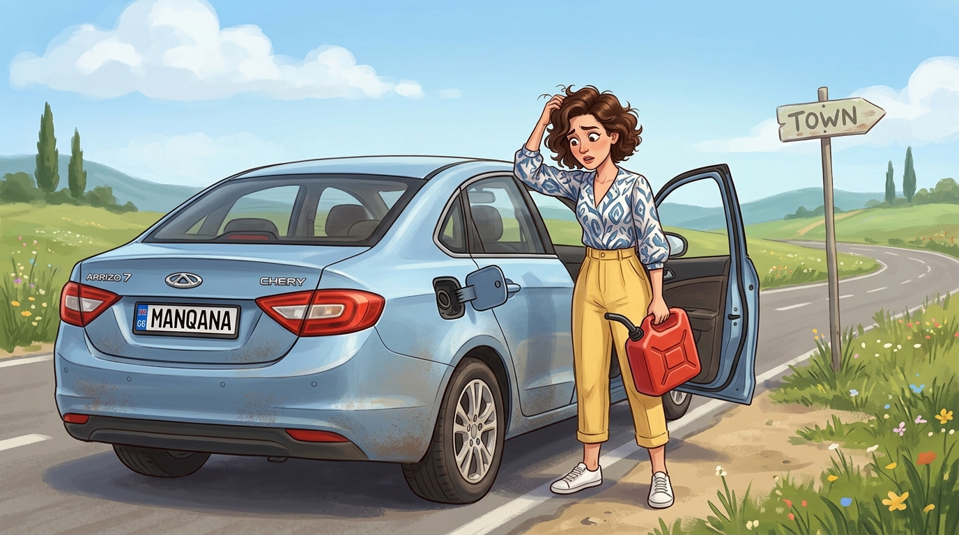Chery Arrizo 7. Как слить бензин из бака