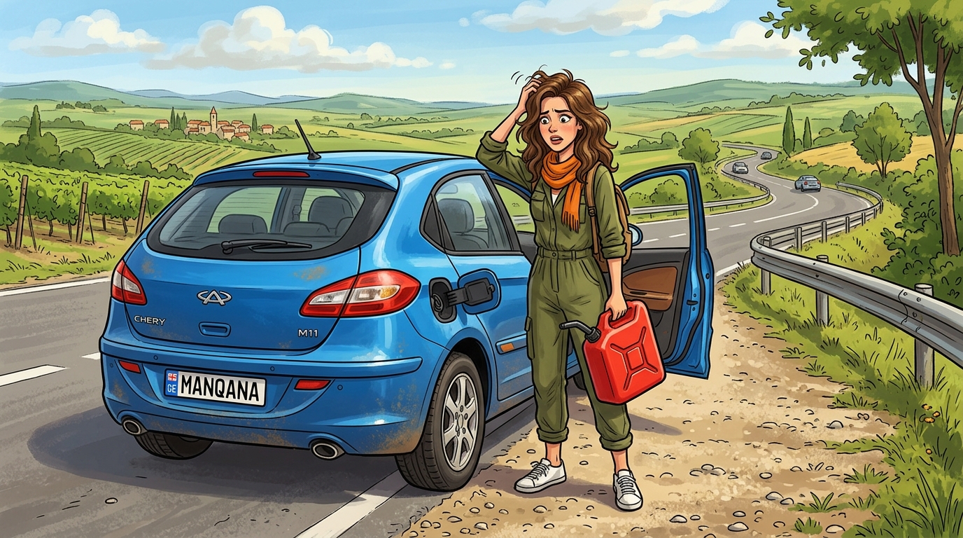 Chery M11. Как слить бензин из бака