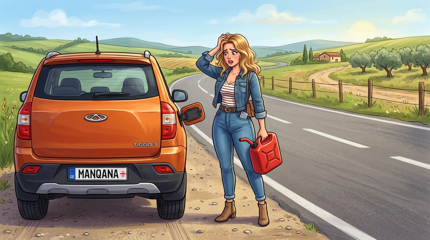 Chery Tiggo 3. Как слить бензин из бака