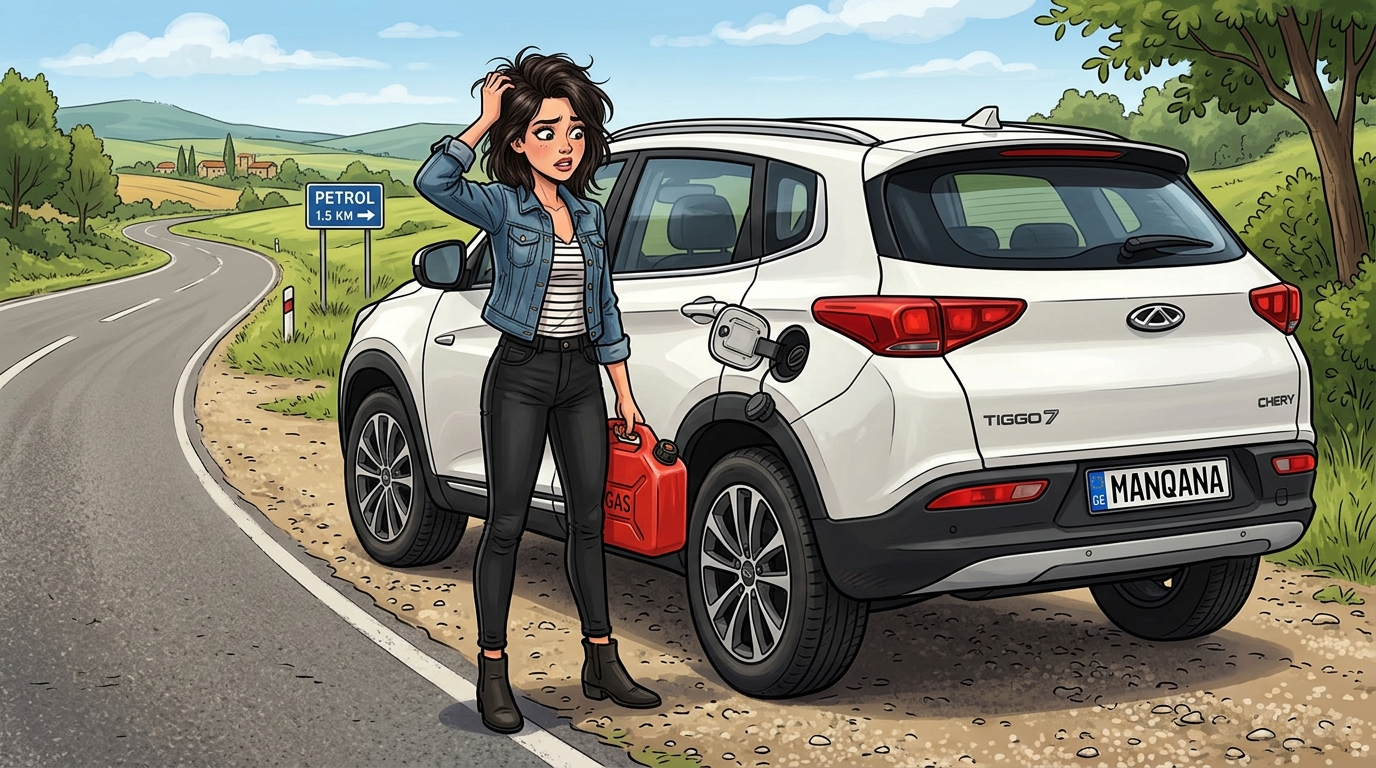 Chery Tiggo 7. Как слить бензин из бака
