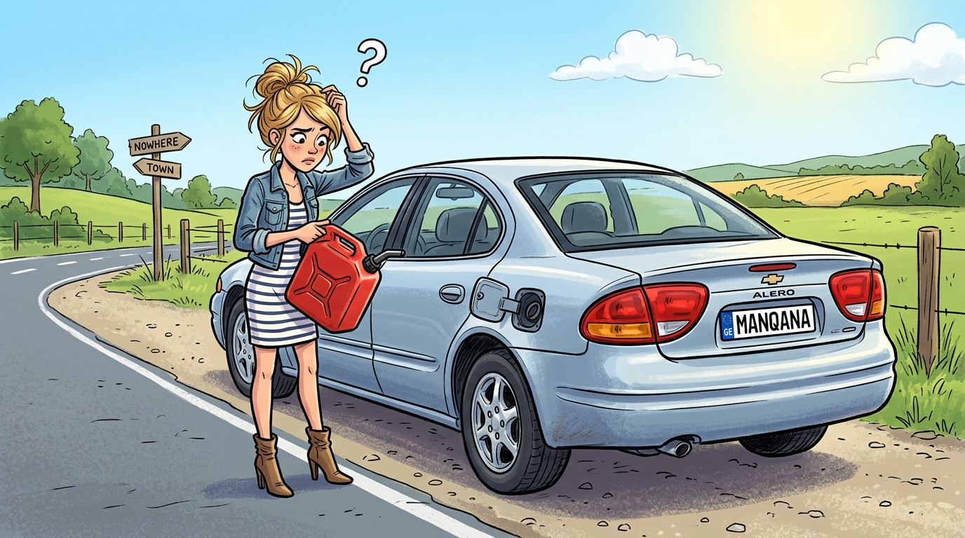 Chevrolet Alero. Как слить бензин из бака