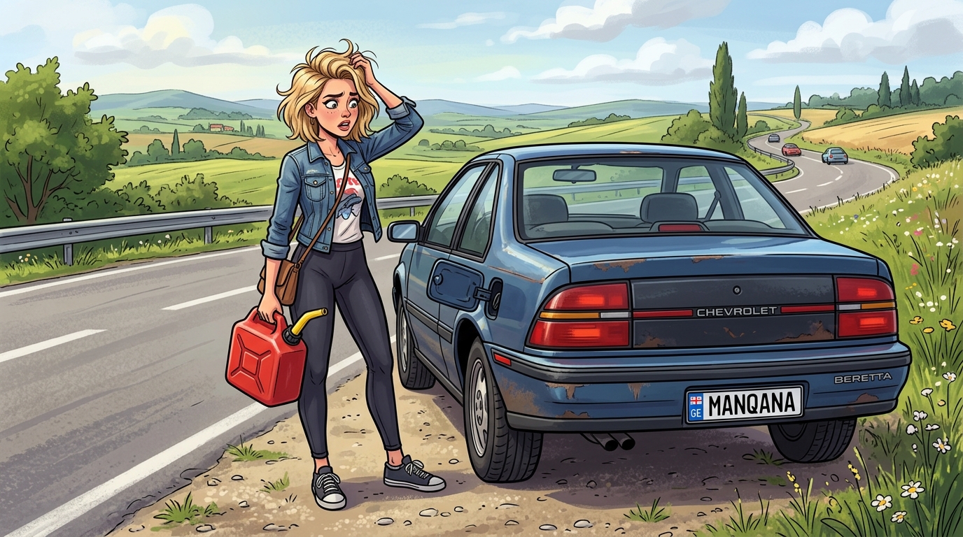Chevrolet Beretta. Как слить бензин из бака