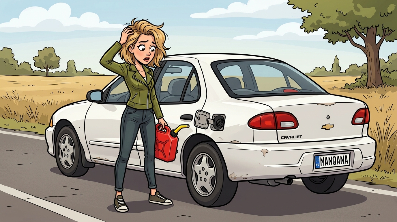 Chevrolet Cavalier. Как слить бензин из бака