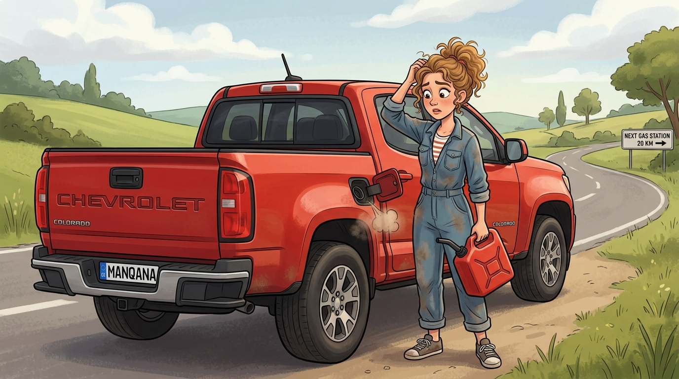 Chevrolet Colorado. Как слить бензин из бака