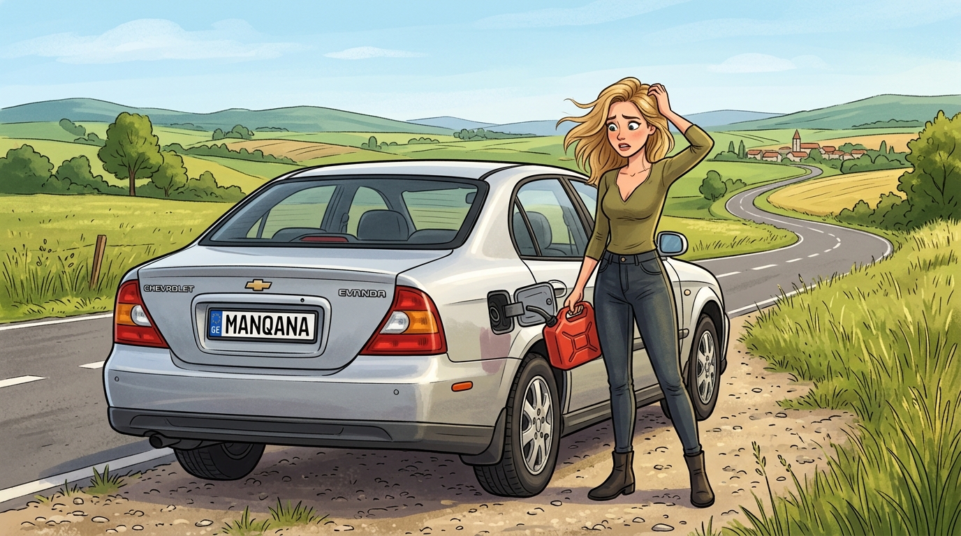 Chevrolet Evanda. Как слить бензин из бака