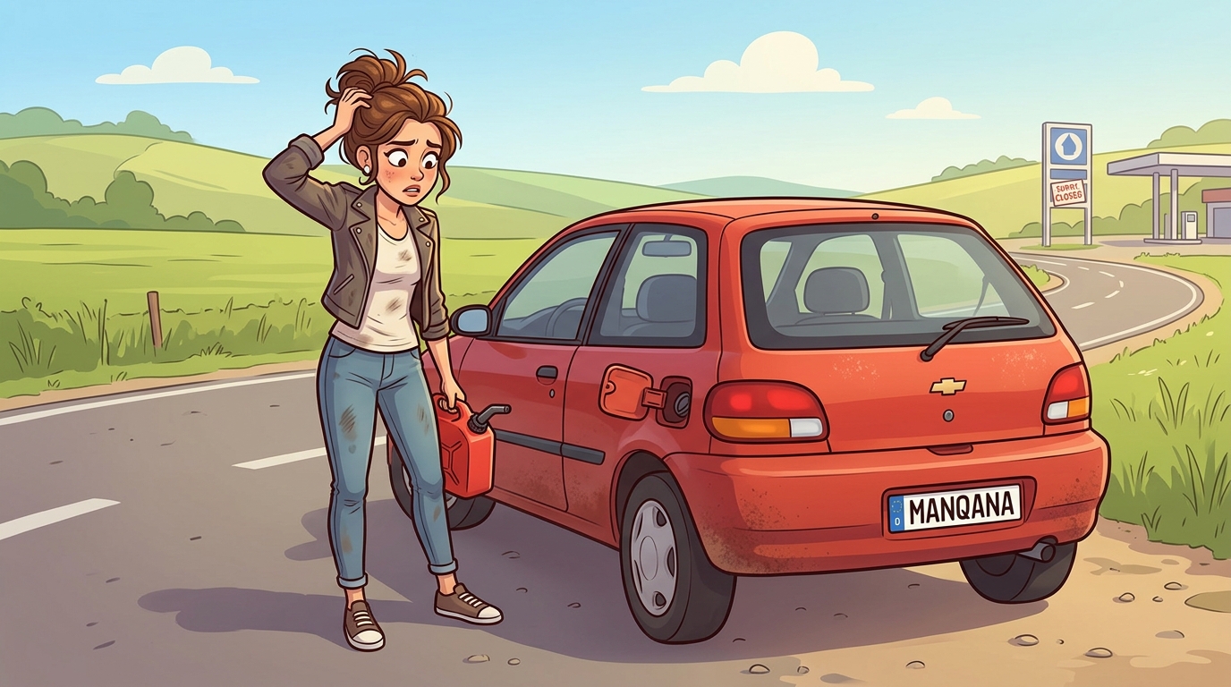 Chevrolet Metro. Как слить бензин из бака