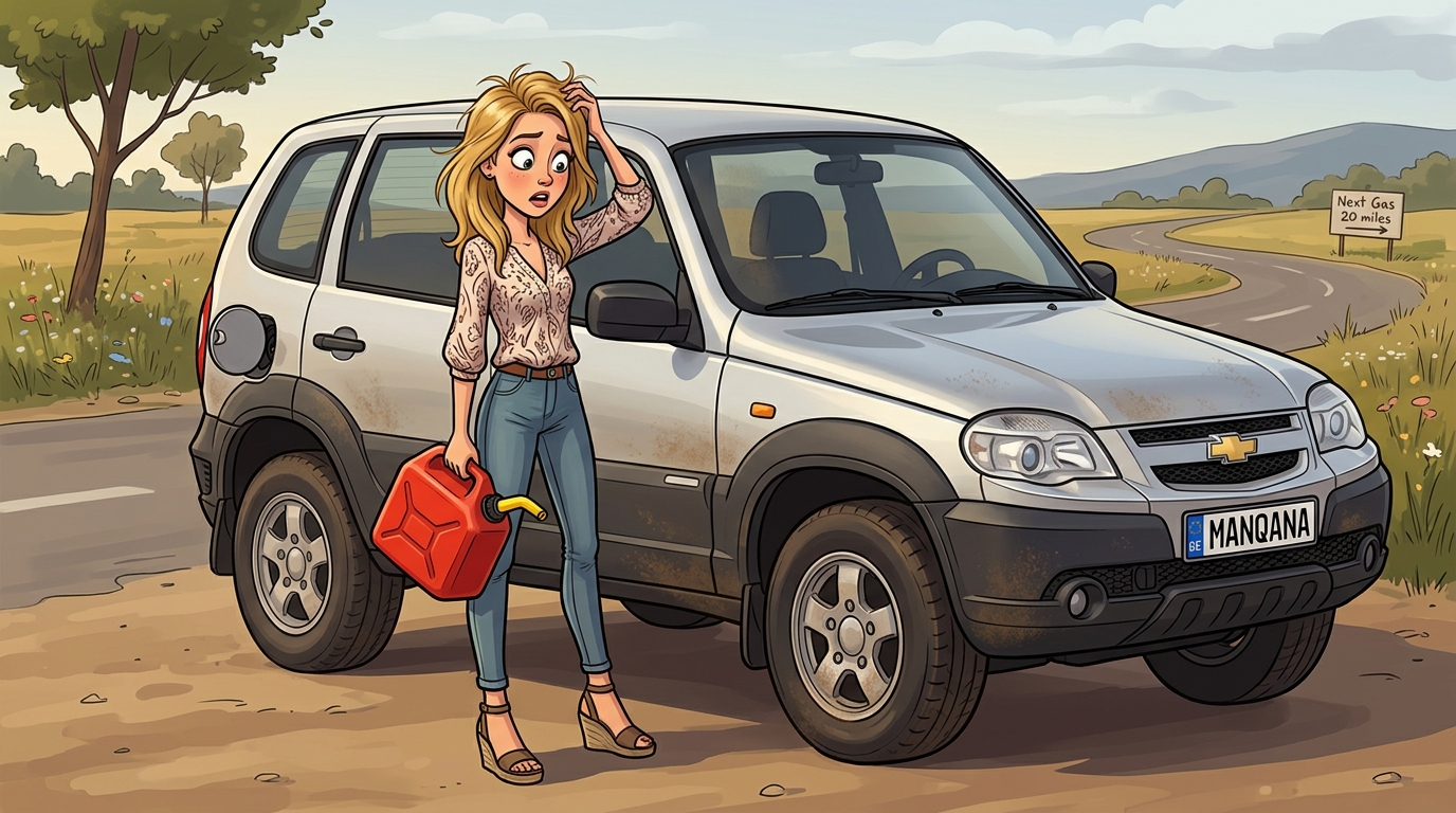 Chevrolet Niva. Как слить бензин из бака