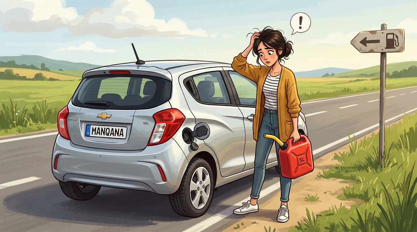 Chevrolet Spark. Как слить бензин из бака