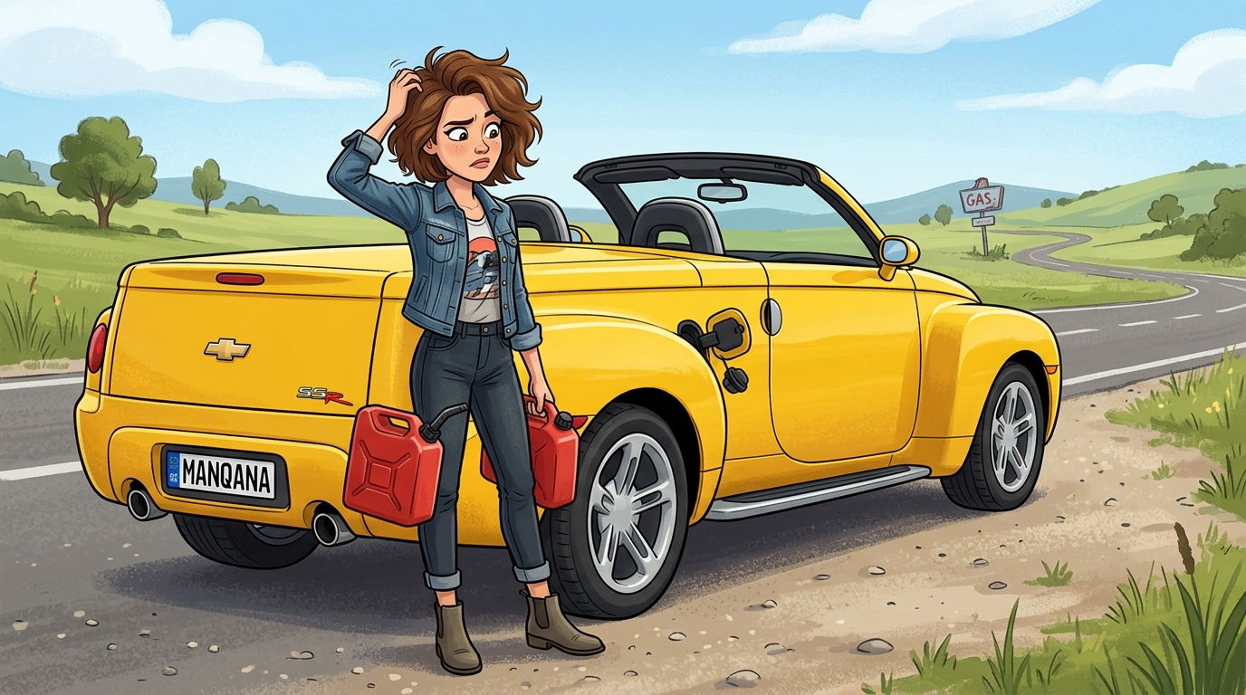 Chevrolet SSR. Как слить бензин из бака