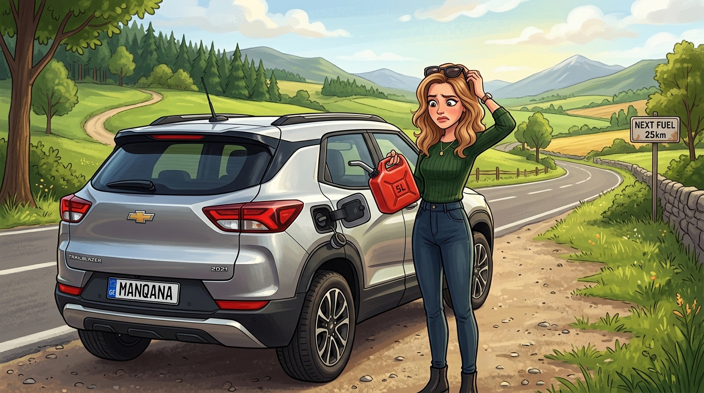 Chevrolet TrailBlazer. Как слить бензин из бака