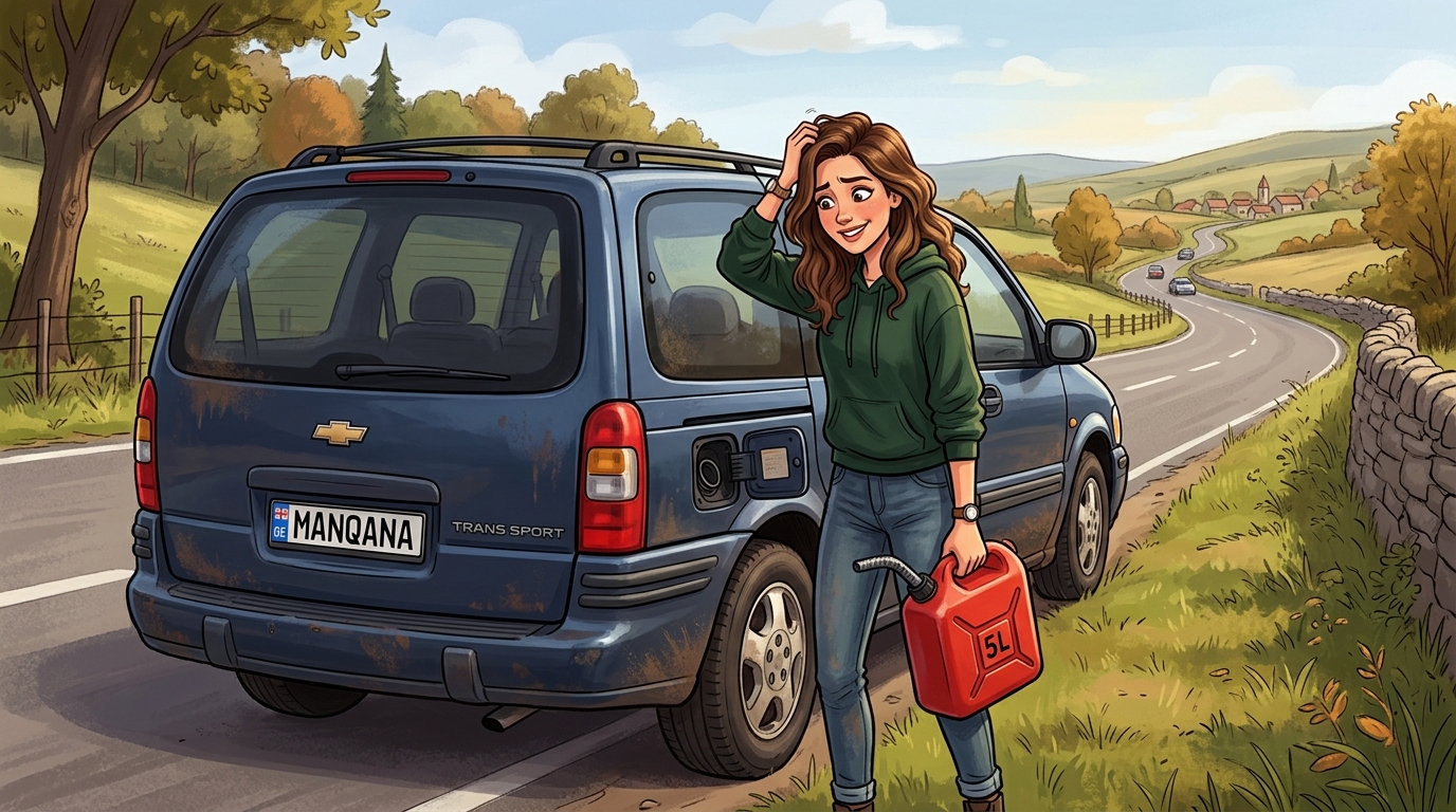 Chevrolet Trans Sport. Как слить бензин из бака
