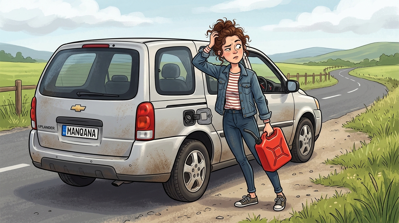 Chevrolet Uplander. Как слить бензин из бака